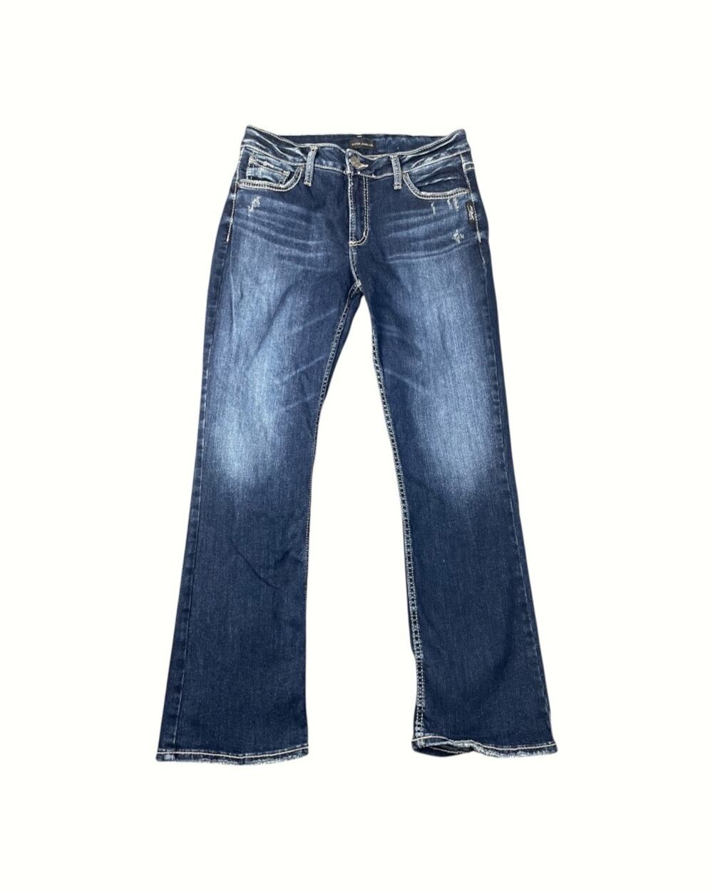 Silver Jeans Co Women’s Avery Slim Boot 31x31 Western Jeans